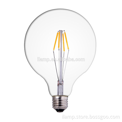 ilamptech Glass home led lighting bulb E27 led globe bulb 2700K warm white 4W 6W 8W G95 LED bulb
